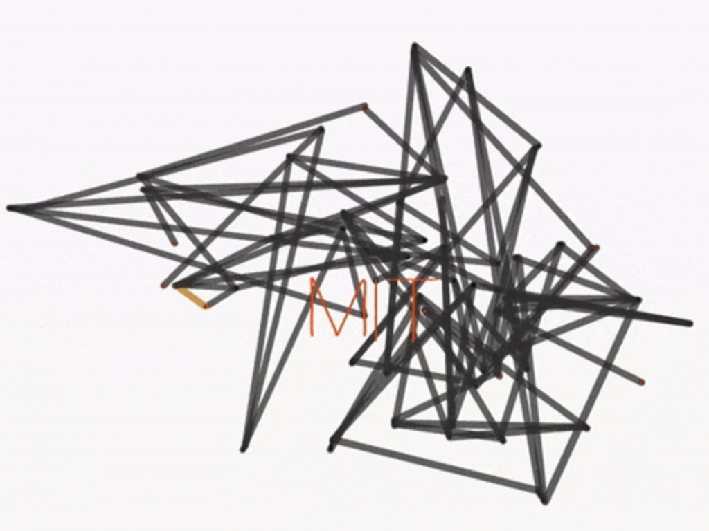 graphic of The Linkages framework learns ways to trace curves.