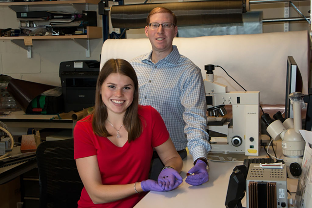 Ashley Kaiser (left) and Itai Stein 