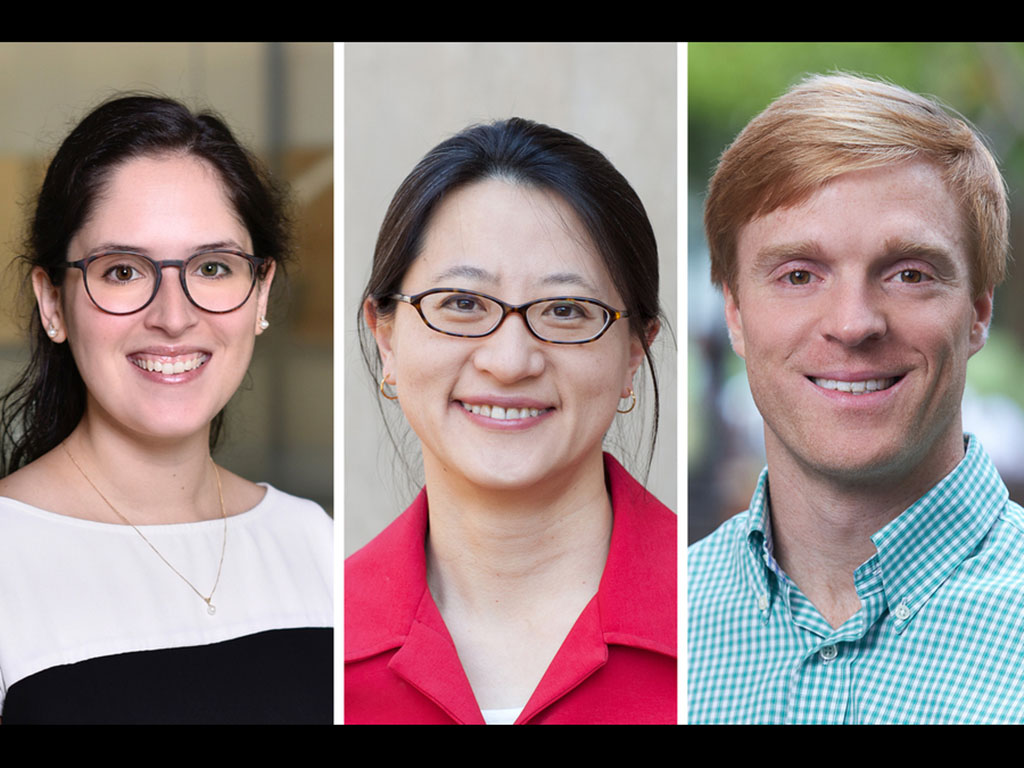 Headshots of Audrey Bazerghi, Deishin Lee, and Jimmy Smith