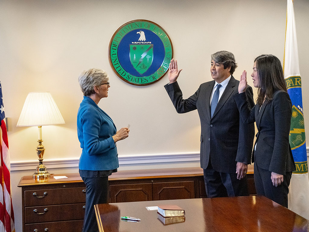 Wang sworn in