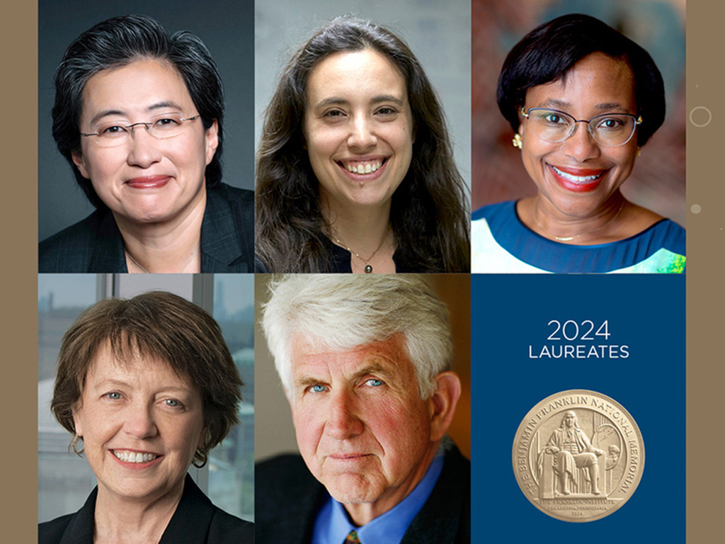 Caption:Clockwise from top left: Lisa Su, Gabriela Schlau-Cohen, Paula Hammond, Robert Metcalfe, and Mary Boyce.